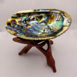 Foldable Abalone Holder  (Wooden Stand) Image