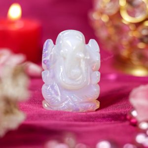 Opal Gemstone Ganesha Idol