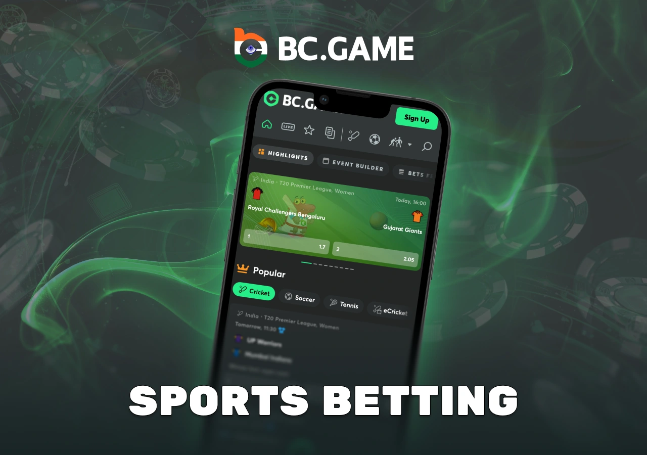 A wide range of real-time sports betting options